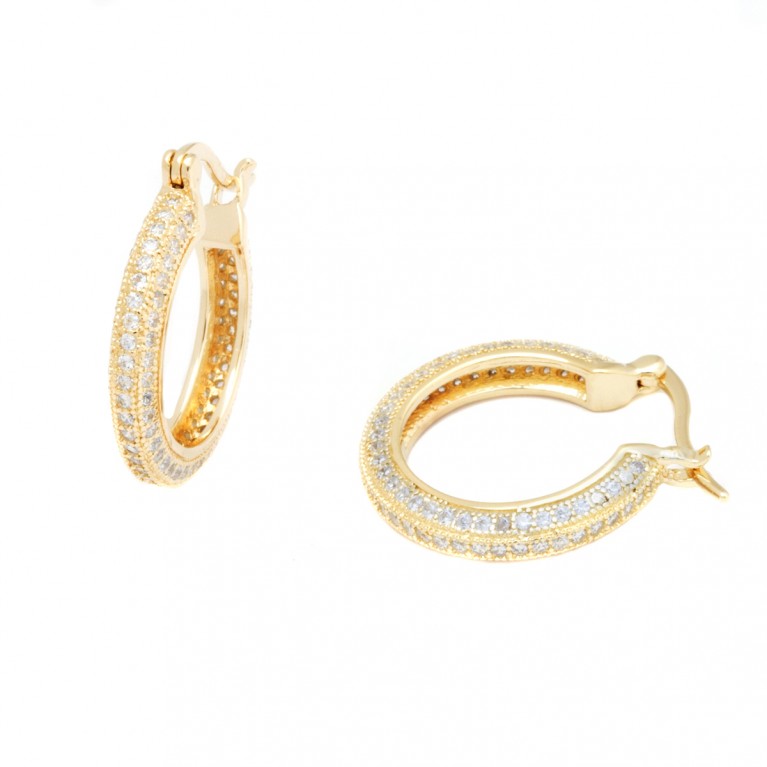 Gold Fabled Hoops