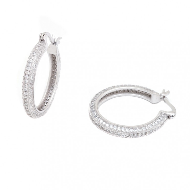 Magical Silver Hoops