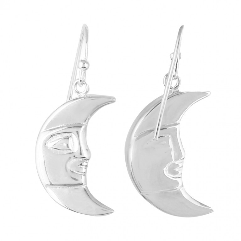 Two Half Moon Earrings