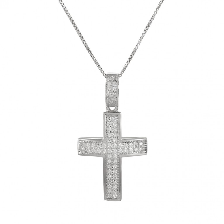 Faithful Cross Pendant Necklace