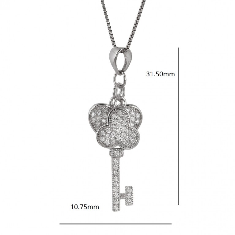 Key to My Heart Pendant Necklace